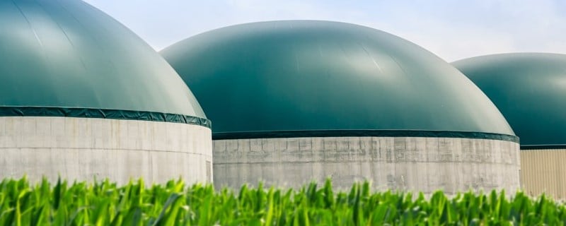 Usine moderne de biogaz