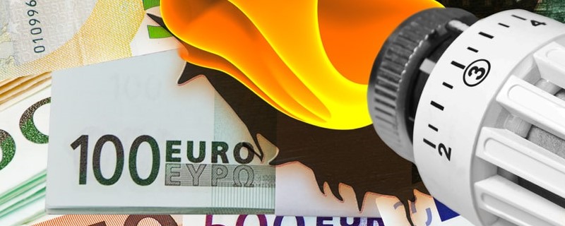vanne chauffante à flamme brûle des euros
