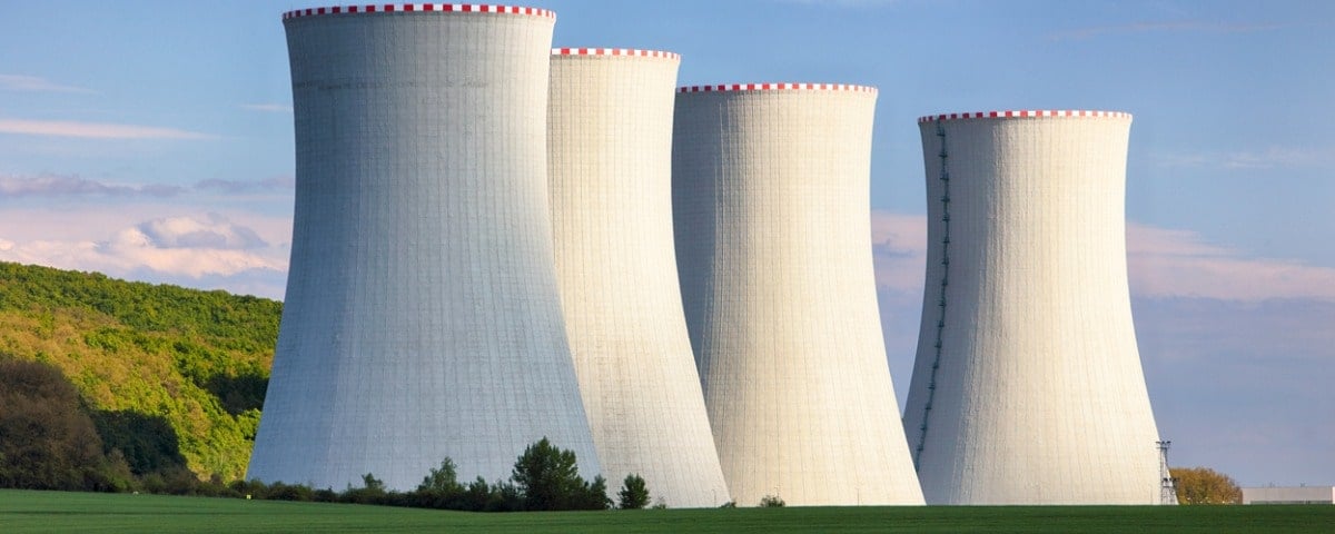 Centrale nucléaire.